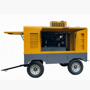 Compresseur d'air industriel mobile diesel à vis robuste pour l'exploitation minière 185 CFM 250 CFM – Prix compétitif - Product Image 1