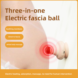 Masajeador muscular eléctrico 2025, Bola de punto de disparo con ventosa, Bola de masaje montada en la pared de silicona suave personalizada para músculos - Product Image 5