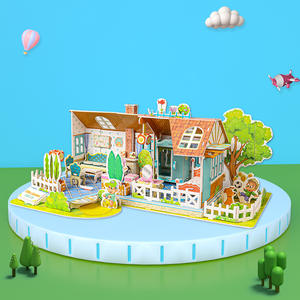 Rompecabezas educativo 3D para niños, juguete de papel, modelo creativo, aprendizaje científico, caja de colores, bloques de construcción, regalo para niños - Product Image 5