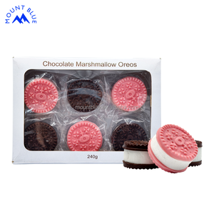 Galletas de Chocolate Sólido con Café y Malvaviscos en Caja de Regalo Decorativa para Dulces Diarios y Regalos Navideños - Product Image 4