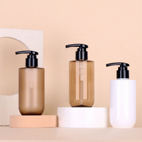 Bouteilles de shampooing en PET directement de l'usine, 150 ml, 200 ml, 300 ml, bouteilles à pompe pour lotion personnalisées, emballage cosmétique OEM ODM