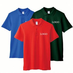 Design Custom for Polo T-Shirt for Men Promotional Golf Uniform with Short <b>Sleeve</b> and Logo Printed Anti-Wrinkle Knitted Fabric - Product Image 1