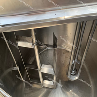 Cuve d'émulsification à cisaillement élevé HUATAI SS, réacteur à chauffage vapeur triple isolation, réservoir de mélange et de stockage de liquides pour jus