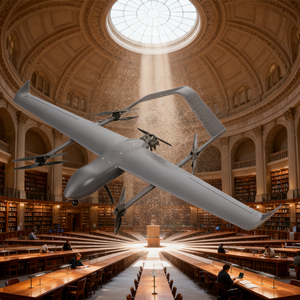 Drone à aile fixe polyvalent ZLWM ZH VT32E avec moteur sans balais, temps de vol de 135 minutes, charge utile de 3 kg, transmission d'images sur 80 km, vidéo FHD 1080p - Product Image 2