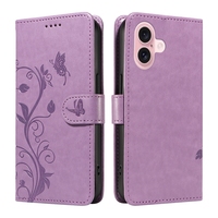 Papillon Portefeuille En Cuir étui pour iphone 17 16 16E 15 14 13 Mini 12 11 Pro Max X XS XR 8 7 6 6S Plus 5 SE 3 Fleur Sangle Couverture