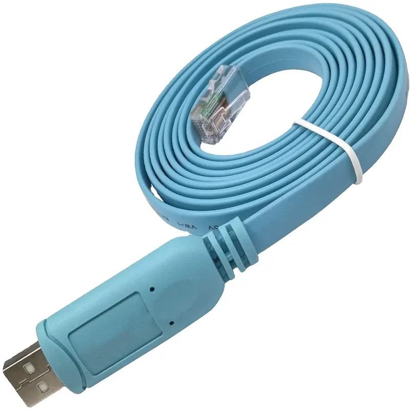 สายเคเบิลคอนโซล USB เป็น RJ45พร้อมชิป FTDI,สำหรับเราเตอร์/สวิตช์ของ Cisco NETGEAR รองรับ Windows Linux Mac OS