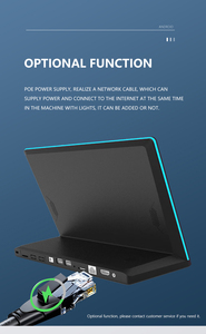 แท็บเล็ตแอนดรอยด์ขนาด 8/10.1/14/15.6 นิ้ว พร้อมไฟ LED รูปตัว L กล้อง 5MP  ติดตั้ง Wi-Fi ในตัว ควบคุมผ่านแอป สำหรับเครื่องบันทึกเวลาด้วยไบโอเมตริกซ์และ NFC - Product Image 6