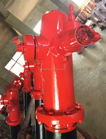 Hydrant d'incendie à poteau en fonte ductile pleine, type Dry Barrel