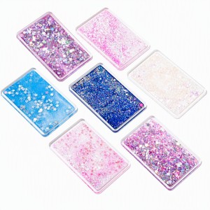 Porte-clés liquide en gros avec logo personnalisé, paillettes scintillantes, anti-fuite, breloque de sac flottante, cadeau 2026 - Product Image 3