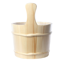 Cubo de sauna moderno de madera maciza con ventanas de travesaño para accesorios de sala de vapor post-sauna