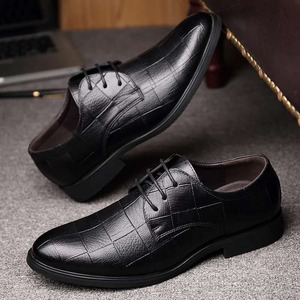 PU Leather Shoes for Men Business Casual Loafers Mens Breathable Soft Bottom Classic Moccasins Hombre Breathable Men Shoes <b>Flat</b> - Product Image 4