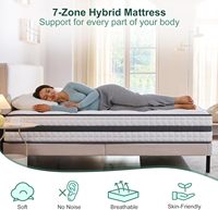 Ortho pä dische Hybrid-Latex-Gel-Memory-Foam-Taschen feder matratze 160*200cm-Inbox-Rollen paket Kühlung und faltbar für den Gebrauch im Schlafzimmer