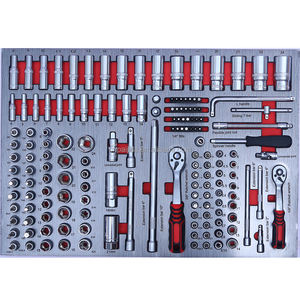 Coffre à outils avec 7 <span class=keywords><strong>tiroirs</strong></span>, ensemble d'outils <span class=keywords><strong>sur</strong></span> roulettes, rangement mobile pour mécanicien, garage, atelier, avec 421 pièces d'outils - Product Image 4