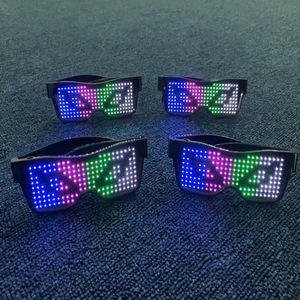 Colorful Magic Led Eye <strong>Glasses</strong> <strong>Blue</strong> Tooth App Control DIY Led <strong>Glasses</strong> for Christmas Festivals Dancing Event <strong>Party</strong> - Product Image 3