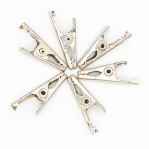 Kleiner Krokodilklemmen-<span class=keywords><strong>Clip</strong></span> 21mm Kleine Elektrische Massivkupfer-Krokodilklemme mit Glatten Backen 3A Ladeclip mit Glatten Backen - Product Image 1