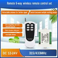Ensemble d'interrupteurs multifonctionnels DC à 6 voies pour télécommande sans fil Récepteur de relais