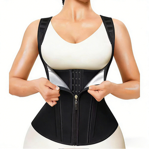 Gilet de sudation amincissant <span class=keywords><strong>pour</strong></span> femme, gaine de compression abdominale, effet sauna, contrôle du ventre, <span class=keywords><strong>ceinture</strong></span> de maintien de la taille - Product Image 1