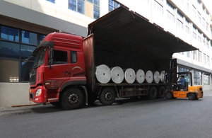 Tùy chỉnh đôi bên Silicone tráng Jumbo Rolls Trắng Giấy phát hành cho bù đắp cho dán nhãn - Product Image 6