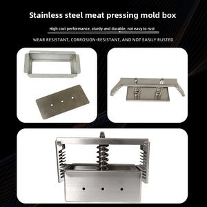 Outil manuel efficace pour aplatir la viande, construction en acier inoxydable, idéal pour une utilisation en cuisine pour faire <span class=keywords><strong>des</strong></span> hamburgers - Product Image 6