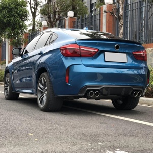 Vente flash pour <span class=keywords><strong>BMW</strong></span> <span class=keywords><strong>X6</strong></span> F16 2013-<span class=keywords><strong>2019</strong></span> modifiée en style F86 LCI X6M <span class=keywords><strong>2019</strong></span>, kit carrosserie avec pare-chocs - Product Image 5