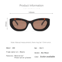 Lunettes de soleil tendance personnalisées avec logo UV400, style œil de chat, pour hommes et femmes, monture en acétate à la mode, Gafas De Sol, vente en gros