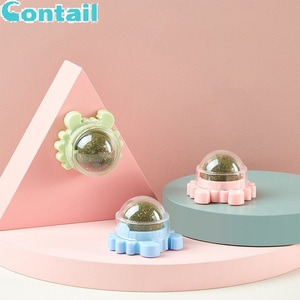 Tik Tok-Bola de hierba gatera para gatos, Limpieza de dientes interactivo de juguete, suministros para mascotas, ojos de gato - Product Image 3