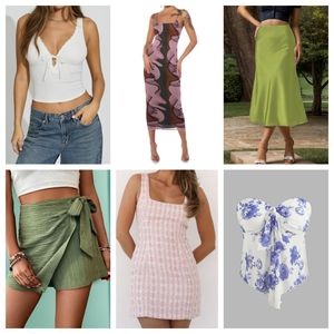 Liquidación de Ropa Casual de Segunda Mano para Mujer, Lote Mixto de Ropa Barata al por Mayor, Tops Cortos Sexys para Mujer - Product Image 1