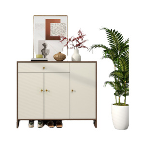 Aluminum Composite Shoe Cabinet <b>Rectangle</b> Standing Type For Home Entryway Hallway Storage - Product Image 1