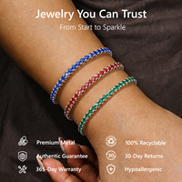 Bracelet Bolo ajustable en pierres précieuses, cadeau pour anniversaire, mariage, Saint-Valentin, bracelet en zircone cubique, bijoux de pierre de naissance pour femmes