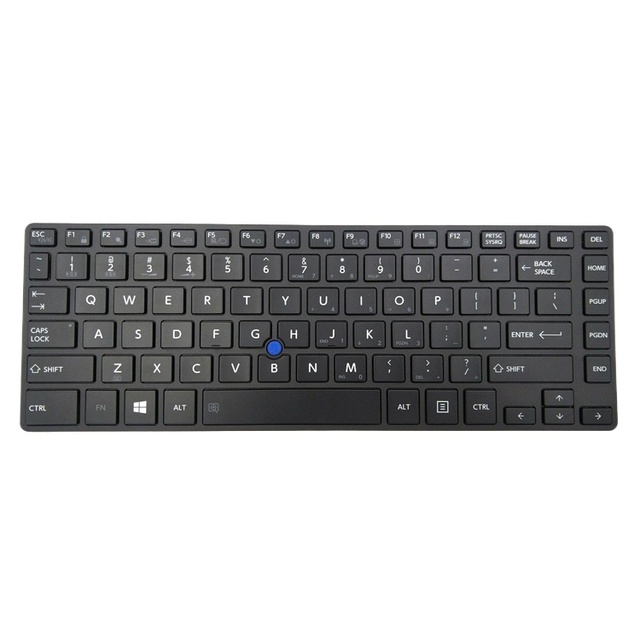 New Keyboard for Toshiba Portege R30 R30-A R30-A-14K R30-AK01B Backlit Keyboard US Black Laptop Part