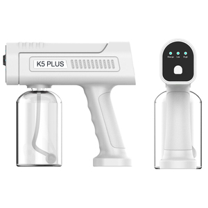 Pulvérisateur à vapeur hydratant pour la coiffure Après-rasage Rechargeable Pistolet à pulvérisation nano à lumière bleue Pulvérisateur nano portable pour la coiffure à domicile - Product Image 1