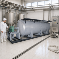 Cuve de Fermentation de Haute Qualité, Équipement de Mélange de Liquides, Cuve d'Agitation en Acier Inoxydable avec Agitateur Chauffant