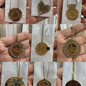 Pingente de Aço Inoxidável com Caligrafia Islâmica em Forma de Coração, Joias de Moda, Colares por Atacado, Novo - Product Image 3