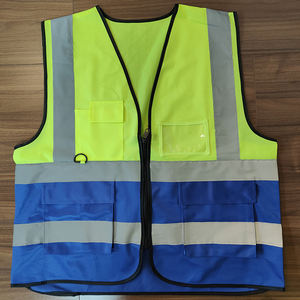 سترة أمان عالية الوضوح لأعمال البناء مرحبا فيس أداة عمل مهندس عاكس - Product Image 5