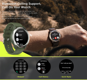 Nuovo 2024 Amoled Smartwatch FT53 1.43 pollici schermo rotondo <span class=keywords><strong>nuoto</strong></span> Bluetooth impermeabile chiamando orologi intelligenti <span class=keywords><strong>per</strong></span> gli uomini e le donne - Product Image 4