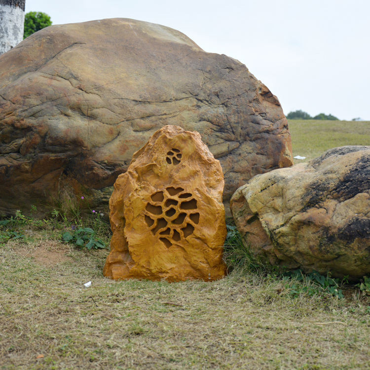 GS633 IP44 Waterproof Outdoor Lawn Speaker PA System 100v 30W Rock Shaped Speakers for Park Landscape · image 2