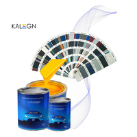 Pintura para Automóviles 1K Basecoat, Color Plateado Cristal Metálico de Alto Brillo, Exportador de Pintura Automotriz, Pintura Negra Sólida para Automóviles