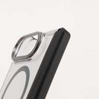 Étui de téléphone magnétique JOYPORODO B351, coque semi-transparente mate en PC, charge sans fil pour iPhone Duo pour la série Samsung