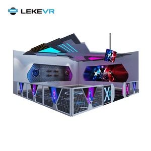 LEKE 9D VR Shooting Arcade <span class=keywords><strong>Escape</strong></span> Room Simulator Free Roam Arena de realidad virtual para entretenimiento en interiores y exteriores Playhouse - Product Image 1