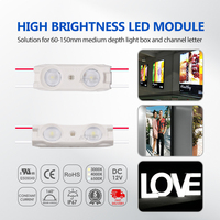 Module LED SMD2835 haute puissance IP67 étanche DC12V pour grandes lettres lumineuses |   LED haute luminosité pour panneaux publicitaires