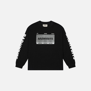 เสื้อยืดแขนยาวทรงบ็อกซี่ ผ้าฝ้าย 280gsm พิมพ์ลายฮาล์ฟโทนด้านหน้า และพิมพ์ลายซิลค์สกรีนที่ทั้งสองข้างแขนเสื้อ - Product Image 1