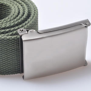 Cinto Tático Colorido de Lona de Poliéster e Algodão de 3,8CM com Fivela de Ferro Lisa e Fosca, Cor Doce, Casual para Estudantes e Esportes - Product Image 2