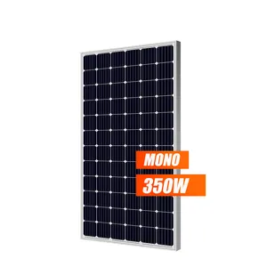 Mono 350W 345W meilleure efficacité 5Bb 350Watts panneau solaire liste de prix au Pakistan fournisseur