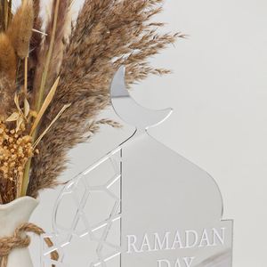 New Acrylic Countdown Days of Ramadan <b>Kids</b> <b>Gift</b> Islamic Muslim Home Decor Wooden Numbers Calendars - Product Image 3
