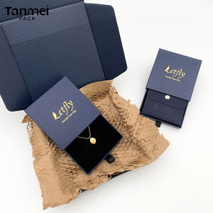 Custom Logo Jewelry Packaging <b>Box</b> Paper <b>Gift</b> <b>Box</b> for Ring <b>Earring</b> Necklace Bracelet Luxury Jewelry <b>Gift</b> <b>Box</b> - Product Image 5