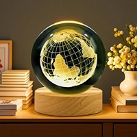 Boules de cristal gravées au laser 3D de 6 cm et 8 cm, vente en gros directe d'usine Small Bridge