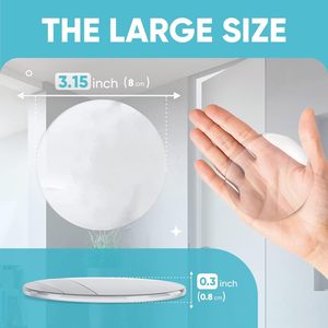 Bouton de porte Bouclier mural en caoutchouc transparent Butée de porte Poignée de porte Pare-chocs Muet Stickers Wall Protector Muffler Pad Protective Plug - Product Image 3