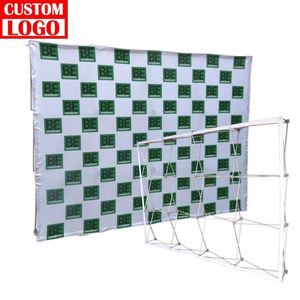 Custom 8Ft/10Ft Straight Pop up Exhibition <b>Backdrop</b> Banner <b>Stand</b> Custom Logo Printing Wall <b>Stand</b> <b>Backdrop</b> - Product Image 1