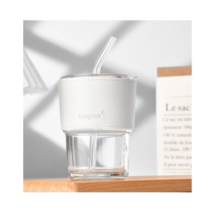 Tazza di <span class=keywords><strong>caffè</strong></span> di grande capacità minimamente progettata con sigillo antipolvere <span class=keywords><strong>e</strong></span> bambù di paglia ambrata torna a scuola - Product Image 5