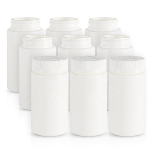 Popular 150cc 175cc 200cc Suplemento de plástico HDPE vacío Bienestar Lado recto Midical Botella de farmacia con soporte personalizado - Product Image 2